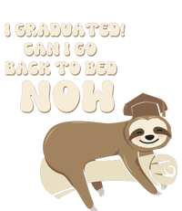 I Graduated Can Go Back To Bed Now Funny Graduation Sloth Softstyle Adult Sport Polo