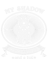 Miniature Schnauzers My Dog Is My Shadow Funny Gift T-Shirt