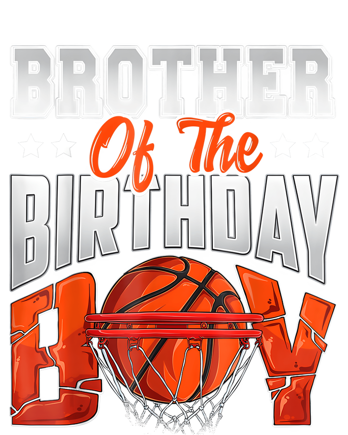 Brother Basketball Birthday Boy Family Baller Bday Party 7-Panel Snapback Hat