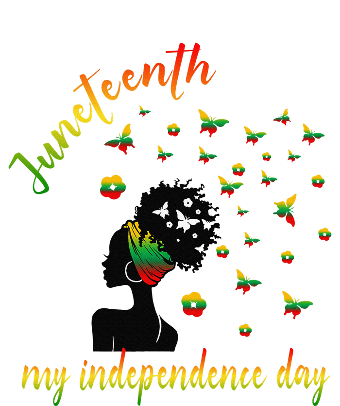 Happy Juneteenth Is My Independence Day Free Black T-Shirt