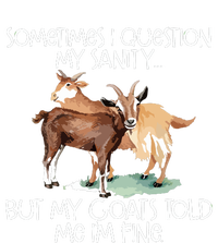 Funny Goat Tee For Crazy People Who Speak With Goats T-Shirt