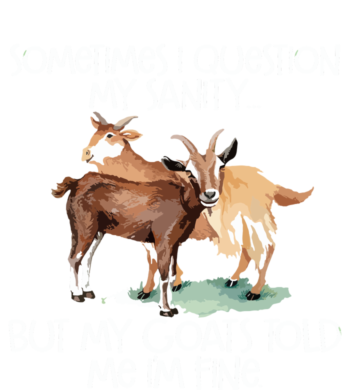 Funny Goat Tee For Crazy People Who Speak With Goats T-Shirt