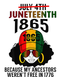 Juneteenth 1865 Because My Ancestors Weren't Free Black Cool Comfort Performance Bucket Hat