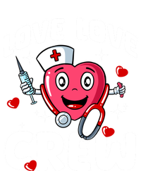 Love Love Crew Valentines Day Cute Nurse Rn Nursing Students Gift Kids Sweatshirt