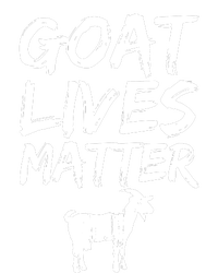 Goat Lives Matter Cool Funny Goat Lover Gift Pom Pom 12in Knit Beanie