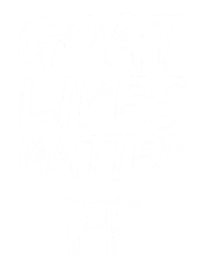 Goat Lives Matter Cool Funny Goat Lover Gift Pom Pom 12in Knit Beanie