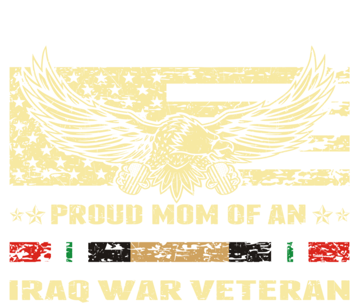 Proud Mom Of An Iraq War Veteran Military Vets Mother Funny Gift Kids T-Shirt