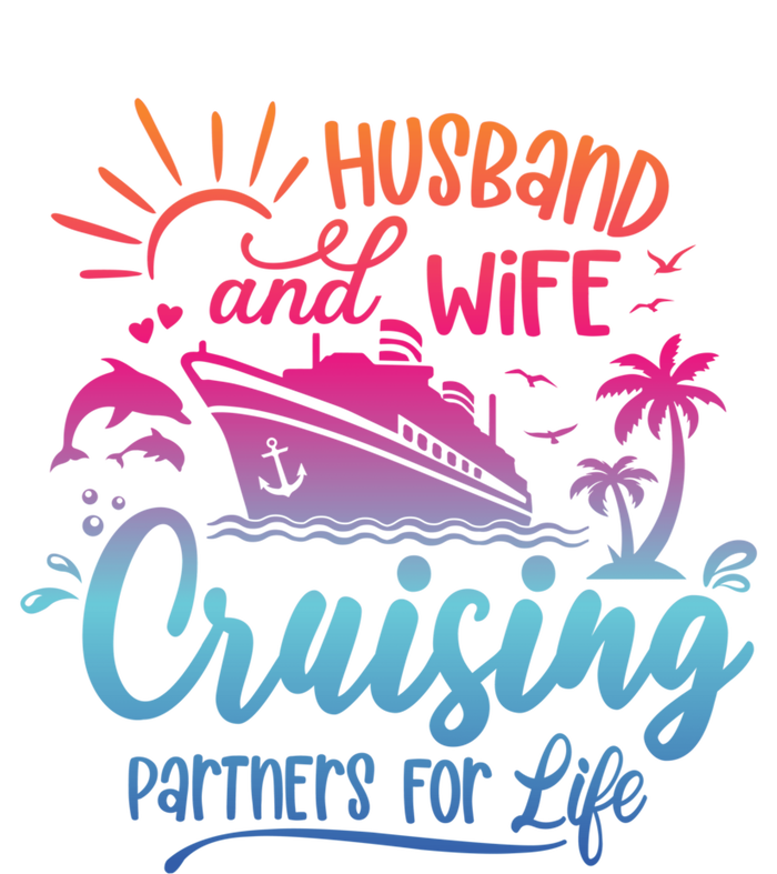 Cruising Cruise Vacation Husband Wife Couple Women's Racerback Tank