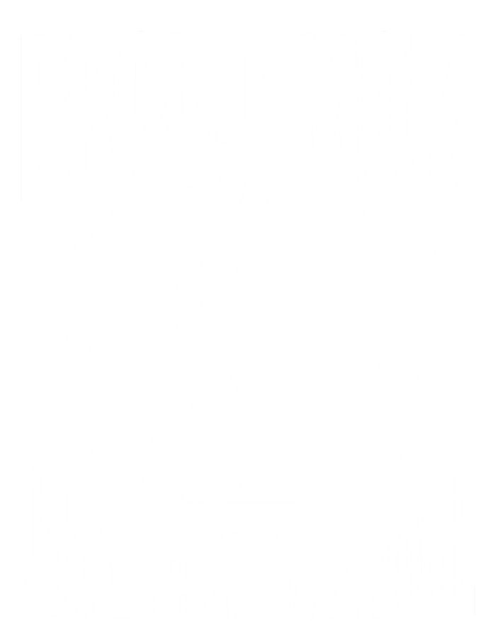 Proud Mom Wear Red Red Friday Come Home Military Veteran Gift Sweatshirt Cinch Pack Bag