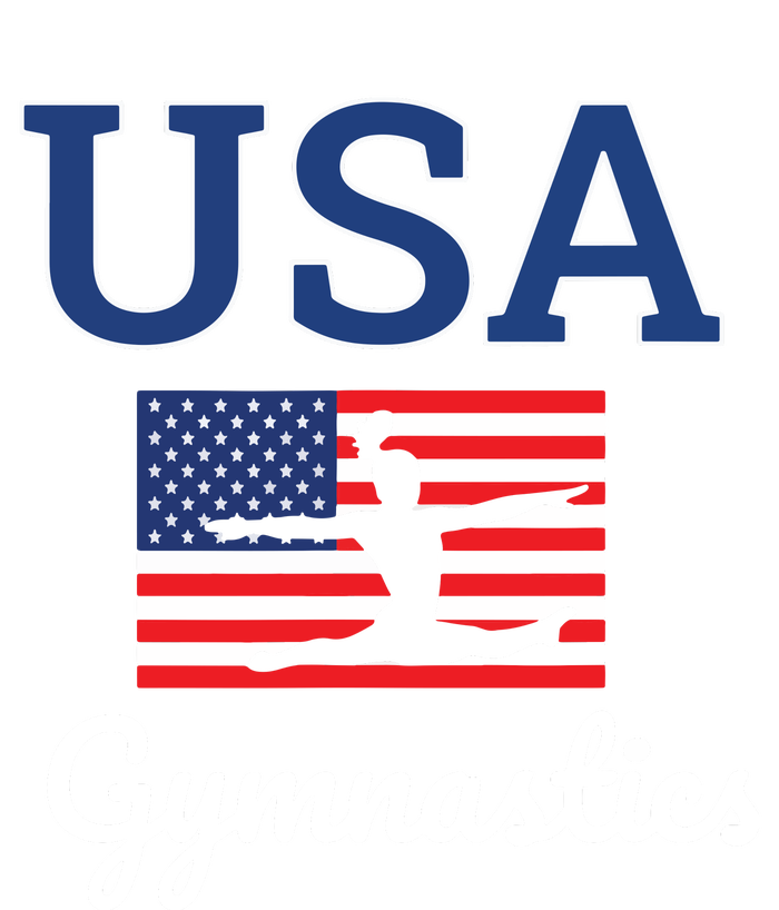 Girl Tumbling Team Gear Gymnast Gymnastics USA American Flag Drawstring Bag