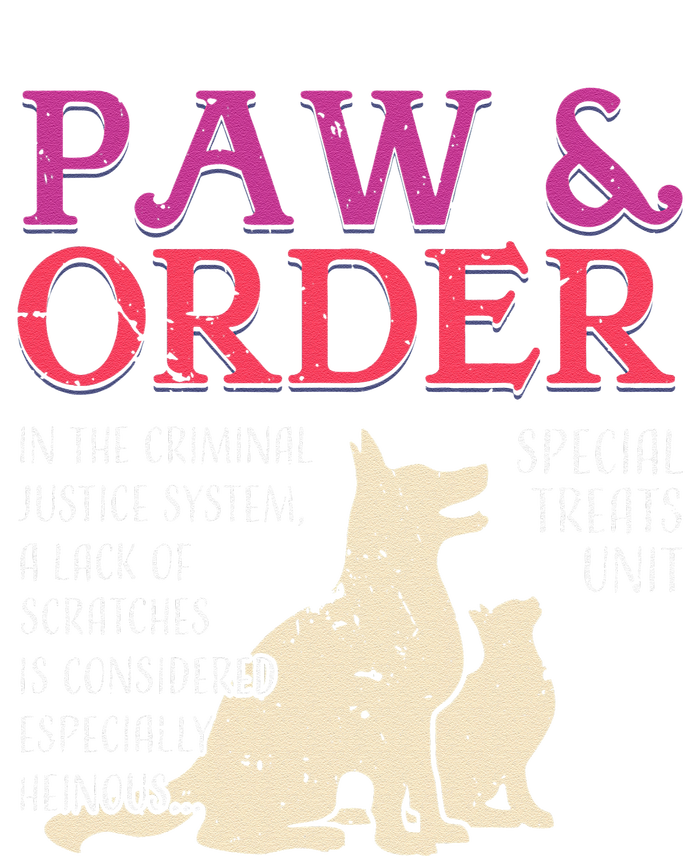 Paw And Order Special Feline Unit Pets Training Dog Cat T-Shirt