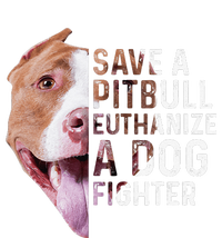 Save A Pitbull Euthanize A Dog Fighter Lover Dog T-Shirt