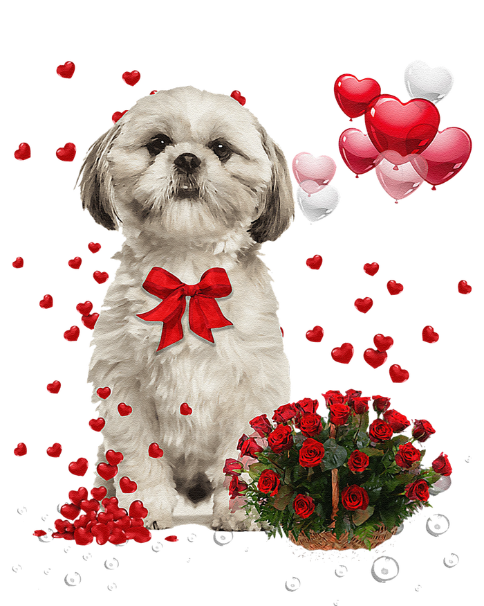 Shih Tzu Valentines Day Funny Dog Lover Happy Valentine T-Shirt