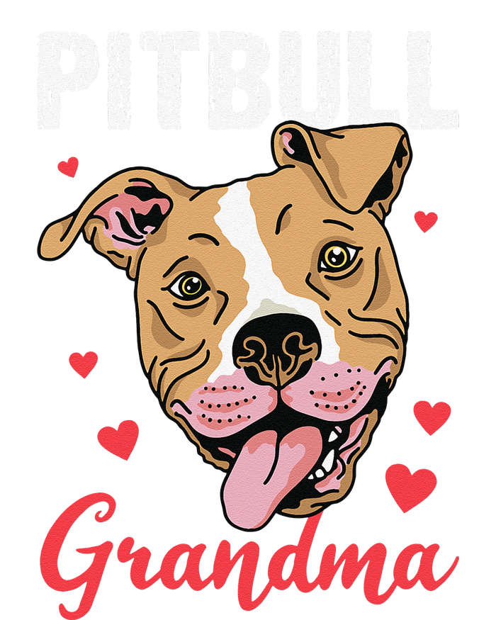 Pitbull Grandma Pawma Dog Grandparents Dog Lover T-Shirt