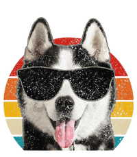 Siberian Husky Sunglasses Funny Vintage Husky Dog Lover T-Shirt