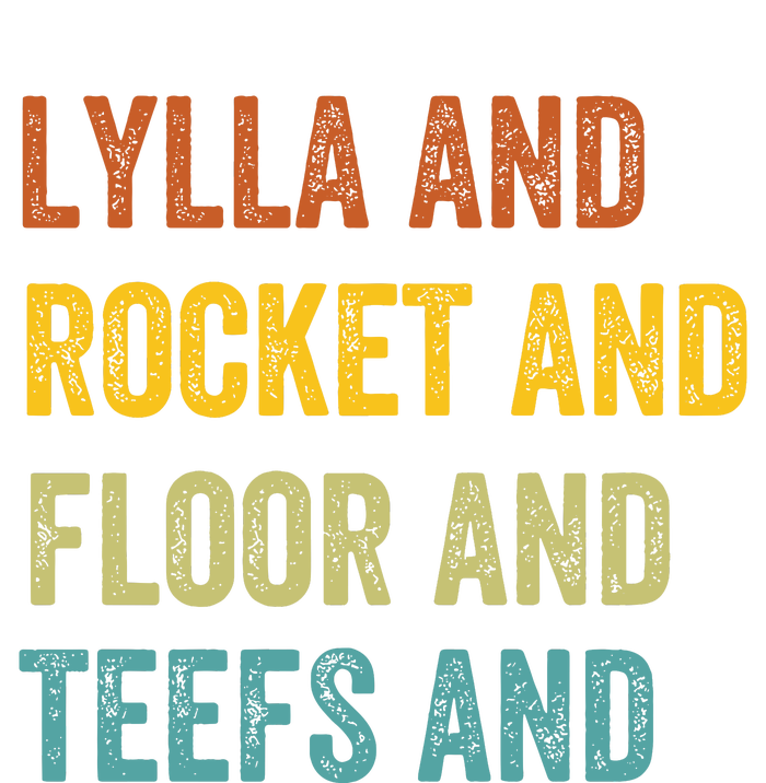 Funny Lylla & Rocket & Floor & Teefs Ladies Long Sleeve Shirt