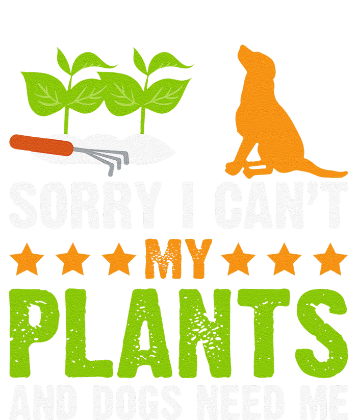 Plants And Dog Lover Gardener Funny Gardening And Dogs Lover T-Shirt