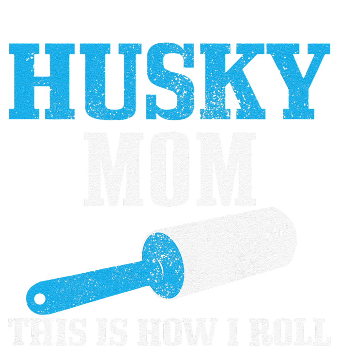 Womens Husky Mom Dog Hair Funny Siberian Husky Mama T-Shirt