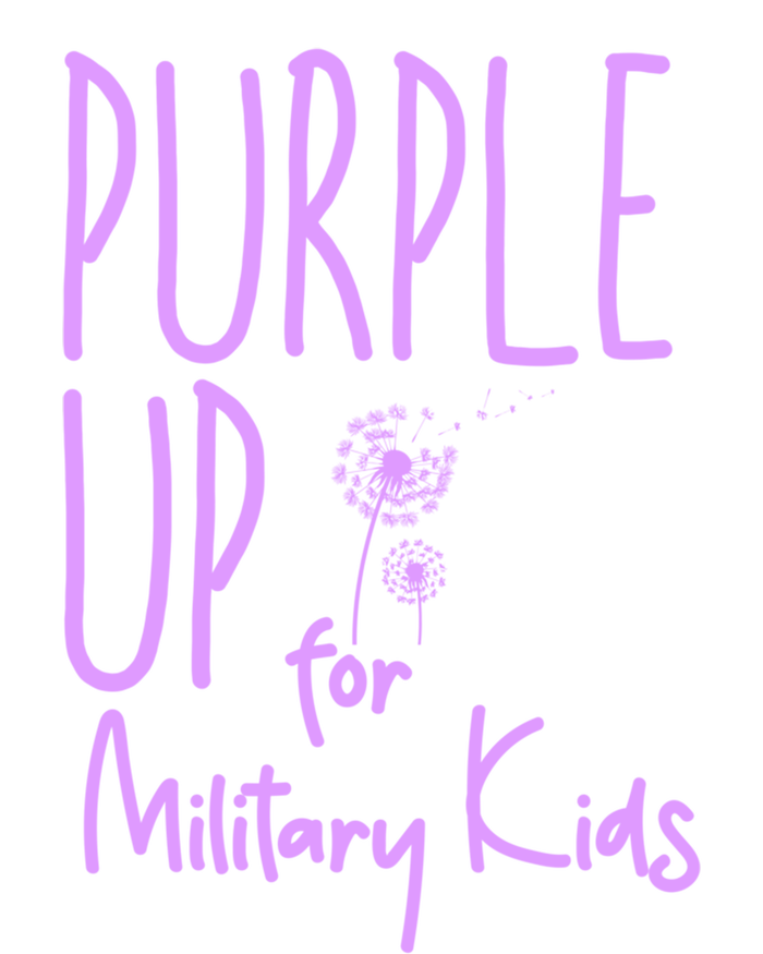 Purple Up For Military Military Month Purple Up Meaningful Gift T-Shirt