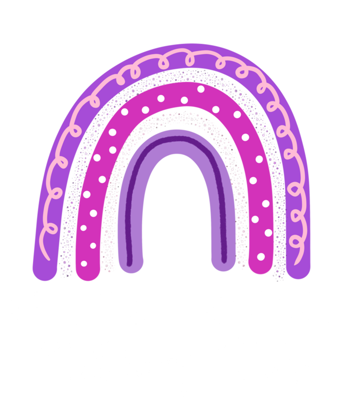 Purple Up For Military Rainbow Military Month Gift Kids Long Sleeve Shirt