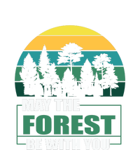 Retro May The Forest Be With You Camping Gift T-Shirt