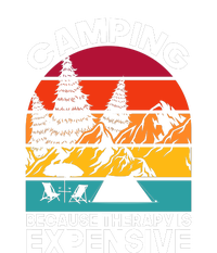 Vintage Camping Because Therapy Is Expensive Gift T-Shirt