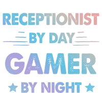 Receptionist By Day Gamer By Night Gift Women's Racerback Tank