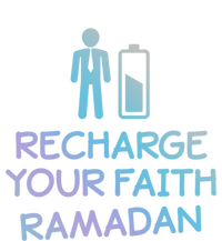 Recharge Your Faith Ramadan Funny Allahu Akhbar Humor Gift Pom Pom 12in Knit Beanie