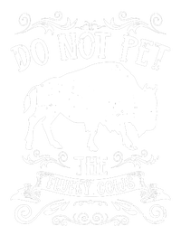 Buffalo Funny Bison Do Not Pet The Fluffy Cows PosiCharge RacerMesh Polo