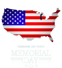 Remember And Honor Memorial Day American Flag Gift T-Shirt