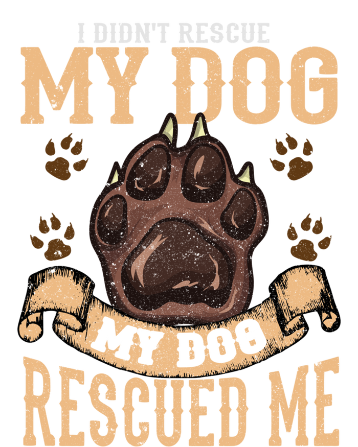 Rescue Dog Rescued Me Funny Gift T-Shirt