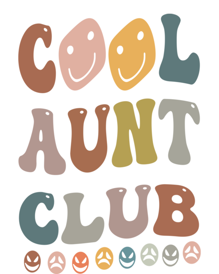 Retro Aunt Club Funny Smile Colorful Cool Aunt Club Aunties Gift Long Sleeve Shirt