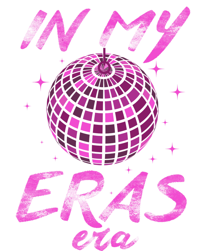 In My Eras Era Funny Disco Ball Retro 70s Kids Hoodie