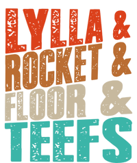 Lylla And Rocket And Floor And Teefs Funny Vintage Coaster