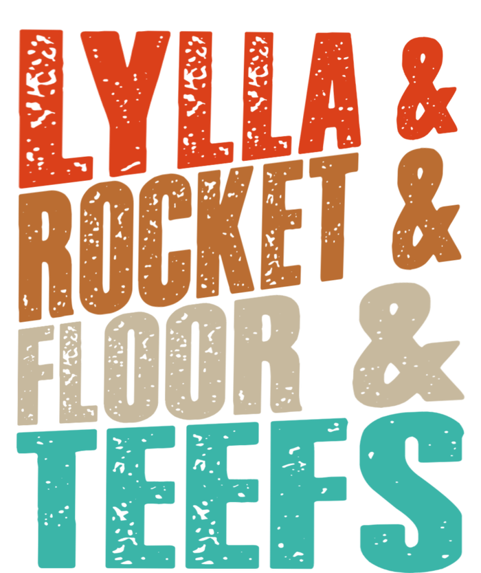 Lylla And Rocket And Floor And Teefs Funny Vintage Coaster