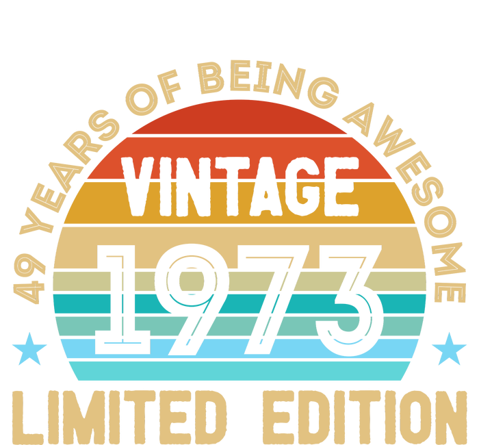 49 Years Of Being Awesome Vintage 1973 T-Shirt