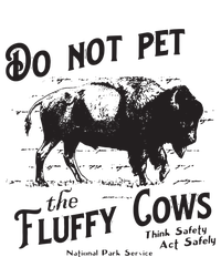 Do Not Pet The Fluffy Cows American Bison Vintage Long Sleeve Pajama Set