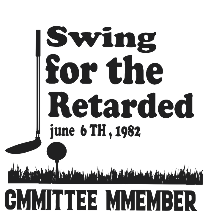 Golf Swing For The Retarded Committee Member Tall Long Sleeve T-Shirt