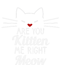 Are You Kitten Me Right Meow Funny Cat Design Cooling Performance Crew T-Shirt