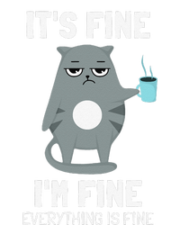 Its Fine Im Fine Everything Is Fine Cat T-Shirt