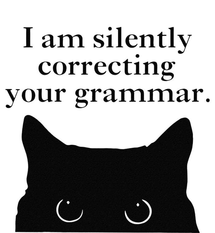 Funny Cat I Am Silently Correcting Your Grammar T-Shirt