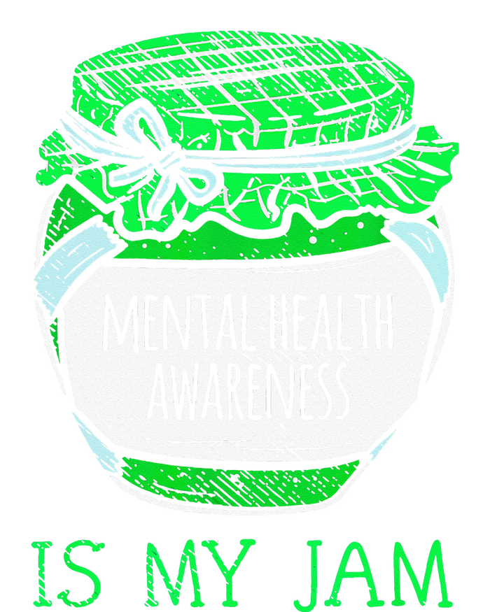 Mental Health Awareness is My Jam Human Brain Illness Tie-Dye T-Shirt