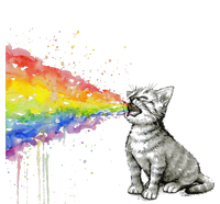 Kitten Rainbow Vomit Funny Rainbow Cat Magnet