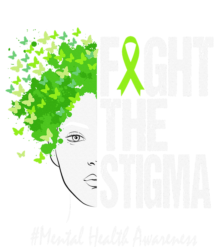 Fight The Stigma Mental Health Awareness Performance Sprint T-Shirt