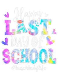 Happy Last Day Of School Tie Dye Lunch Lady Life Summer Cooling Performance Crew T-Shirt