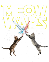 Meow Wars Space Cat Laser Cat Funny Cat Lover T-Shirt