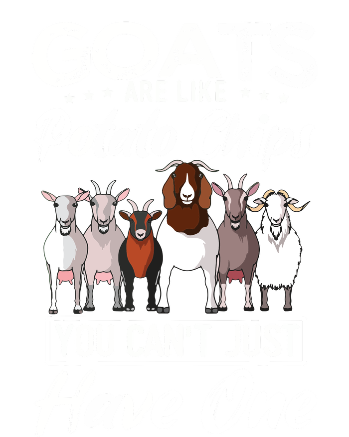 Goats Are Like Potato Chips You Just Cant Have One Baby Bodysuit