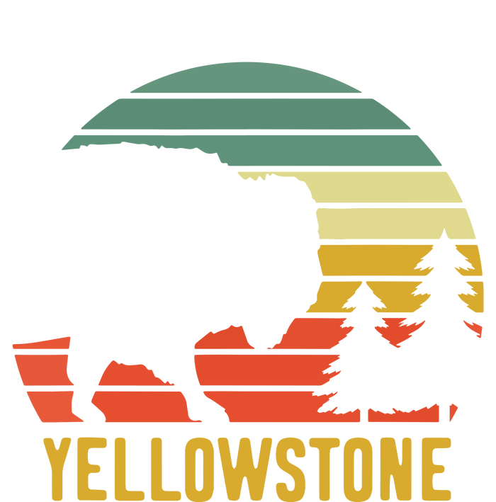 Vintage Yellowstone National Park Retro Travel Buffalo Bison T-Shirt