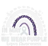 In May We Wear Purple Lupus Awareness Month ribbon 's Valucap Bio-Washed Visor