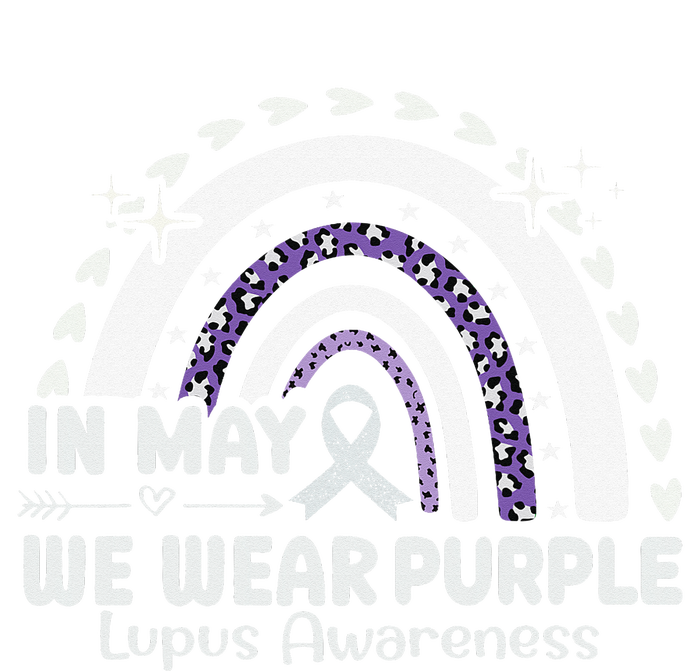 In May We Wear Purple Lupus Awareness Month ribbon 's Valucap Bio-Washed Visor